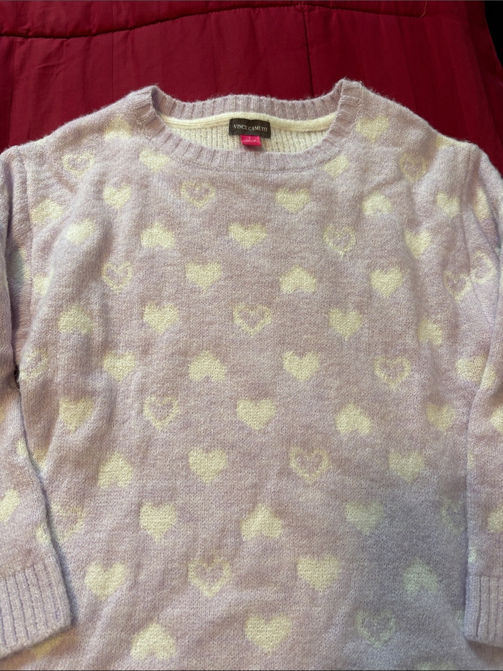 Vince Camuto Girls Sweater Size 7 - Picture 2 of 5
